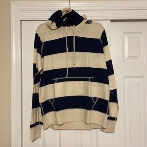 J. Crew Hooded Striped Shirt